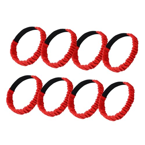 Gogogmee 8 Stück Dreibeinige Rennbänder Elastisch Bunte Beinbänder Verstellbar für Erwachsene Sichere Teamkoordination Outdoor Wettkämpfe und Gruppenrennen von Gogogmee