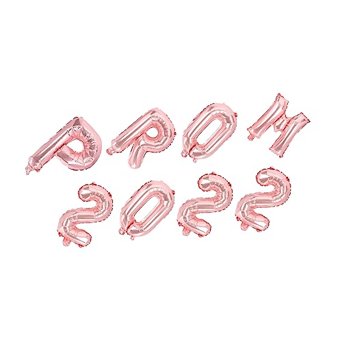 Gogogmee 8 Stück Teiliges Abschlussballon Set aus Aluminiumfolie Kreative Buchstaben und Zahlenformen Roségoldene Graduation Dekoration für Abschlussfeiern Party Deko für Zuhause und Gogogmee 8 Stück Teiliges Abschlussballon Set aus Aluminiumfolie Kreative Buchstaben und Zahlenformen Roségoldene Graduation Dekoration für Abschlussfeiern Party Deko für Zuhause und von Gogogmee