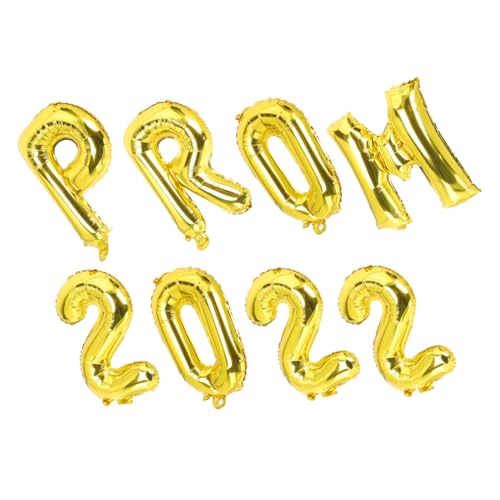 Gogogmee 8 Stück Teiliges Ballon Set Graduation Design Kreative Prom Partydekoration Goldfarbene Dekorative Luftballons für Abschlussfeier Fotohintergrund Festliche Gogogmee 8 Stück Teiliges Ballon Set Graduation Design Kreative Prom Partydekoration Goldfarbene Dekorative Luftballons für Abschlussfeier Fotohintergrund Festliche von Gogogmee