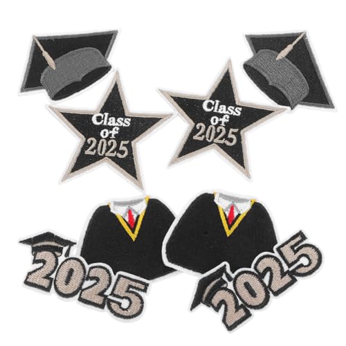 Gogogmee 8 Stück Teiliges Bestickte Graduation Applikationen zum Aufbügeln Strapazierfähige Abschluss Patches für Kleidung Rucksäcke Hüte und Jacken Personalisierbare DIY Aufnäher für Gogogmee 8 Stück Teiliges Bestickte Graduation Applikationen zum Aufbügeln Strapazierfähige Abschluss Patches für Kleidung Rucksäcke Hüte und Jacken Personalisierbare DIY Aufnäher für von Gogogmee