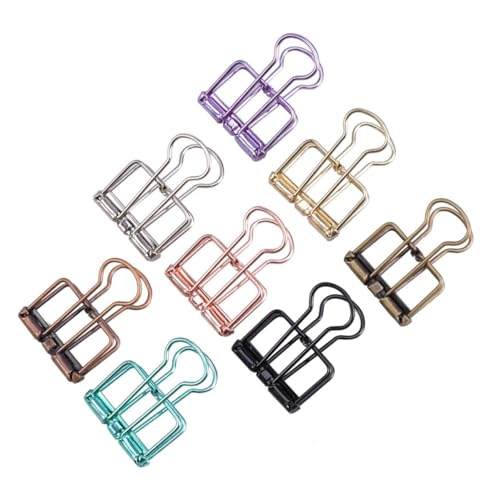 Gogogmee 8 Stück Teiliges Kleine Bunte Metallklammern Langlebige Vielseitige Draht Organizer für Papier Fotos Notizen und Akten Flexible Farbige Büroklammern für Büro und Zuhause Gogogmee 8 Stück Teiliges Kleine Bunte Metallklammern Langlebige Vielseitige Draht Organizer für Papier Fotos Notizen und Akten Flexible Farbige Büroklammern für Büro und Zuhause von Gogogmee