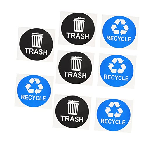Gogogmee 8 Stück Teiliges Mülltonnen Aufkleber Wasserfest Selbstklebend PVC Mülltrennung Recycling Sticker für Glatte Oberflächen Wie Glas Fliesen zur Einfachen Abfallklassifizierung Gogogmee 8 Stück Teiliges Mülltonnen Aufkleber Wasserfest Selbstklebend PVC Mülltrennung Recycling Sticker für Glatte Oberflächen Wie Glas Fliesen zur Einfachen Abfallklassifizierung von Gogogmee