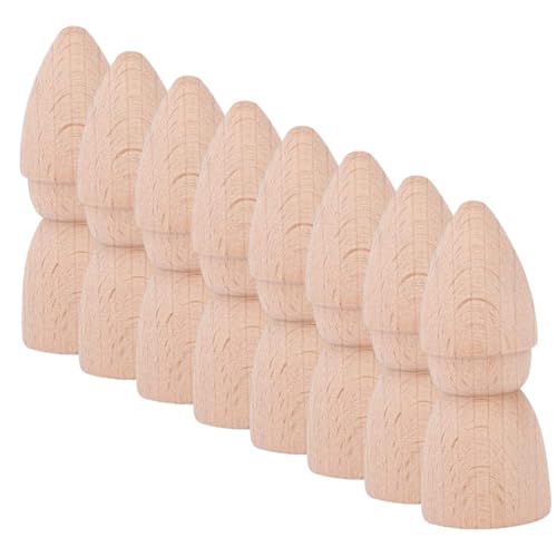 Gogogmee 8 Stück Teiliges Unbemalte Holzpuppen zum Bemalen Kleine DIY Holzfiguren aus Naturholz Glatte Oberfläche Leicht und Langlebig für Kinderhandwerk und Individuelle Dekoration Gogogmee 8 Stück Teiliges Unbemalte Holzpuppen zum Bemalen Kleine DIY Holzfiguren aus Naturholz Glatte Oberfläche Leicht und Langlebig für Kinderhandwerk und Individuelle Dekoration von Gogogmee