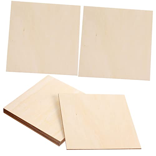 Gogogmee 8 Stück Unbehandelte Holzscheiben für Kreative Bastelprojekte für DIY Dekorationen Bemalen und Gestalten Holzplatten für Ganze Familie von Gogogmee
