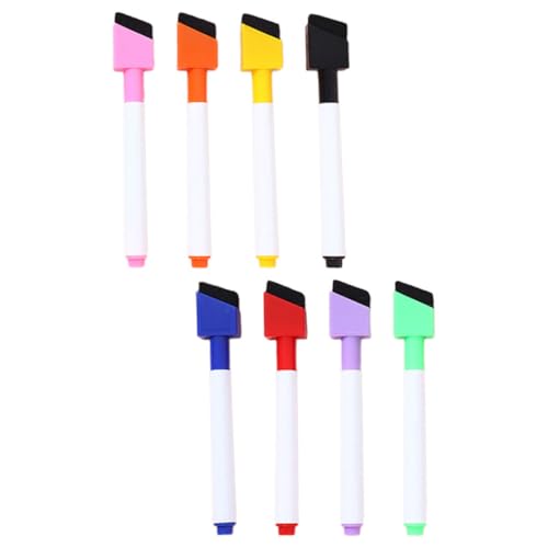 Gogogmee 8 Stück Wischbare Stifte Verschiedenen Farben Erasable Marker für Whiteboard Classroom Supplies für Flüssiges Schreiben und Präzise Markierungen von Gogogmee