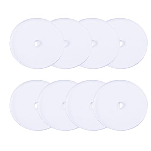 Gogogmee 80 Stück Teiliges Transparente Rückseiten Scheiben Schmerzfreie Ohrstecker unterlagen Stabilisierende Disc Pads für Sicheres Halten von Ohrringen Geeignet für DIY Ohrschmuck von Gogogmee