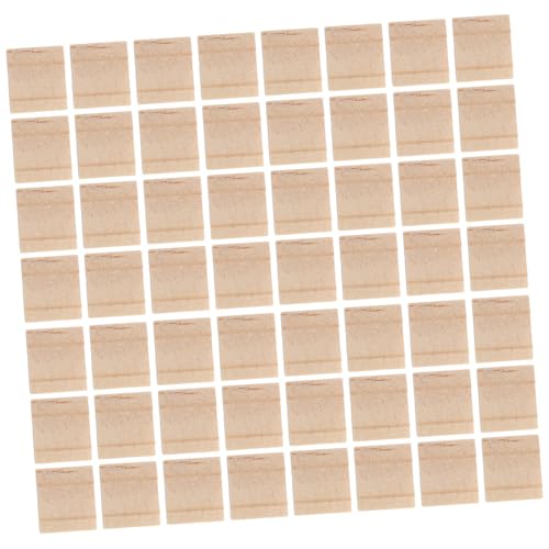 Gogogmee 800 Stück Blanko Holzfliesen Unfertige Holzwürfel zum Bemalen DIY Bastelstücke für Kreative Projekte Handwerk Dekoration von Gogogmee