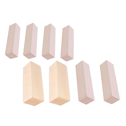Gogogmee 8Stücke DIY Holzblock für Bastelprojekte Hochwertigem Holzmaterial für Kreative Handwerksarbeiten und von Gogogmee