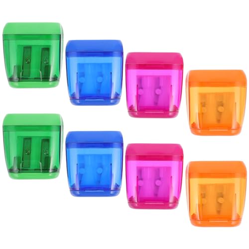 Gogogmee 8Stücke Teiliges Hand Bleistiftschärfer Doppelloch Design Tragbarer Anspitzer für Schule Büro und Zuhause Kreatives für Freunde Ergonomisch und Sicher Gogogmee 8Stücke Teiliges Hand Bleistiftschärfer Doppelloch Design Tragbarer Anspitzer für Schule Büro und Zuhause Kreatives für Freunde Ergonomisch und Sicher von Gogogmee