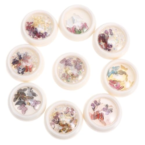 Gogogmee 9 Boxen Teiliges Schmetterling Nagelstuds Langlebige Metall und Harz Dekorationen für DIY Maniküre Glänzend Einfach Anzuwenden Geeignet für Anfänger und Professionelle Nail Art Gogogmee 9 Boxen Teiliges Schmetterling Nagelstuds Langlebige Metall und Harz Dekorationen für DIY Maniküre Glänzend Einfach Anzuwenden Geeignet für Anfänger und Professionelle Nail Art von Gogogmee