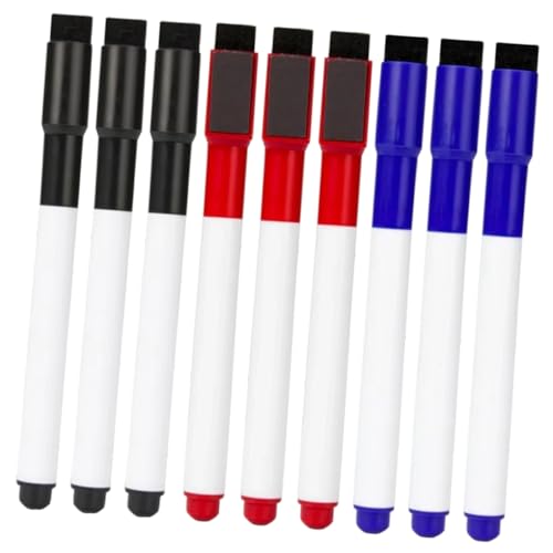 Gogogmee 9 Stück Magnetischer Whiteboard-Stift weißer Markierungsstift Whiteboardstifte für abwaschbare, trocken abwischbare Marker trocken abwischbare Marker mit feiner Spitze Gogogmee 9 Stück Magnetischer Whiteboard-Stift weißer Markierungsstift Whiteboardstifte für abwaschbare, trocken abwischbare Marker trocken abwischbare Marker mit feiner Spitze von Gogogmee