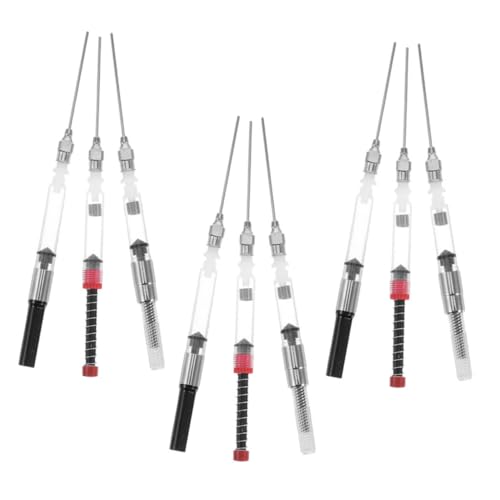 Gogogmee 9 Stück Teiliges Füllfederhalter Tintenabsorber Ink Auxiliary Absorber Schnelles Nachfüllen Kompatibel mit Europäischen Standardkalibern für Büro Schule und Zeichnen Gogogmee 9 Stück Teiliges Füllfederhalter Tintenabsorber Ink Auxiliary Absorber Schnelles Nachfüllen Kompatibel mit Europäischen Standardkalibern für Büro Schule und Zeichnen von Gogogmee