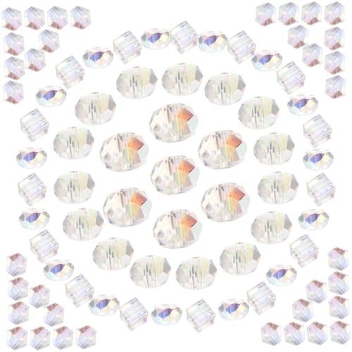 Gogogmee 90 Stück Teiliges Ab Color Glasperlen Schmuckherstellung Vielfältige Facettierte Perlen in Verschiedenen Langlebig und Hautfreundlich für DIY Armbänder und Perlenketten Gogogmee 90 Stück Teiliges Ab Color Glasperlen Schmuckherstellung Vielfältige Facettierte Perlen in Verschiedenen Langlebig und Hautfreundlich für DIY Armbänder und Perlenketten von Gogogmee
