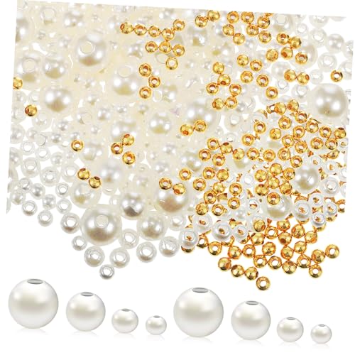 Gogogmee 900 Stück Gold Perlen Mischgröße Perlen Schmuck Spacer Beads für Armband Halskette DIY Schmuckherstellung Gogogmee 900 Stück Gold Perlen Mischgröße Perlen Schmuck Spacer Beads für Armband Halskette DIY Schmuckherstellung von Gogogmee