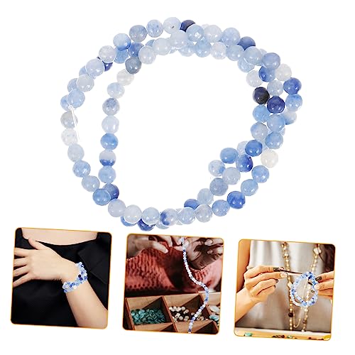 Gogogmee 92 Stück Natursteinperlen Facettierte Mikro Cut Beads für DIY Schmuckherstellung Armbänder und Kreative Bastelprojekte von Gogogmee