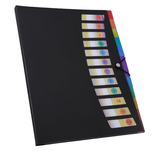 Gogogmee Accordion Datei Organizer mit Schnürverschluss Tragbare Desktop Ablage für Dokumente Ordner und Kleinartikel Mehrlagige Aufbewahrungstasche für Büro und Zuhause von Gogogmee