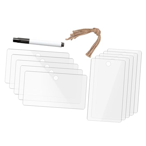 Gogogmee Acryl Körbe Etiketten Transparent Wiederverwendbar mit Seil zum Beschriften für Aufbewahrungsboxen Küchen Lebensmittel Lagerung DIY Organizer Labels Gogogmee Acryl Körbe Etiketten Transparent Wiederverwendbar mit Seil zum Beschriften für Aufbewahrungsboxen Küchen Lebensmittel Lagerung DIY Organizer Labels von Gogogmee
