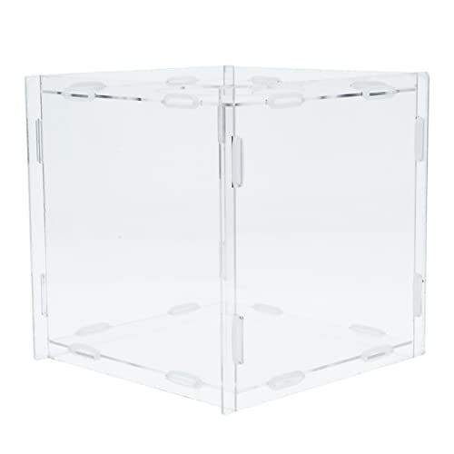 Gogogmee Acryl Spendenbox Abnehmbare Lotteriekiste für Veranstaltungen Multifunktionale Transparente Raffle Box für Spenden Tipps und Lose für Jahrestreffen und von Gogogmee