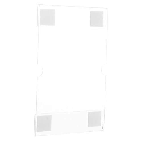 Gogogmee Acryl Wandschildhalter Wandmontage für Türnamen und Geschäftslizenzen Robuster und Stilvoller Fotorahmen für Schilder und Etiketten von Gogogmee
