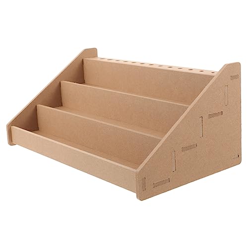 Gogogmee Acrylfarbenspeicher mit Pinselhalter Aufbewahrungssystem für Farben und Malutensilien für Künstler und Bastler Platzsparend und Vielseitig Einsetzbar von Gogogmee