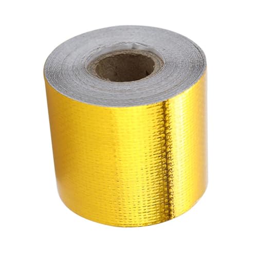 Gogogmee Aluminium Klebeband Wärmedämmend Dichtband für Rohrreparatur Isolierband mit Starker Haftung und Flexibler Aluminiumfolie für Dunstabzugshauben und Motoren von Gogogmee