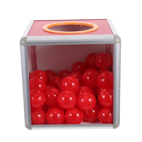 Gogogmee Aluminium Losbox Rot mit Bällen Transparente Spenden und Vorschlagsbox Vielseitige Wahlurne für Abstimmungen Fundraising Party und Sammeln von Stimmzetteln Gogogmee Aluminium Losbox Rot mit Bällen Transparente Spenden und Vorschlagsbox Vielseitige Wahlurne für Abstimmungen Fundraising Party und Sammeln von Stimmzetteln von Gogogmee