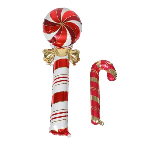 Gogogmee Aufblasbare Weihnachtsdeko Süßigkeiten Luftballons aus Aluminiumfolie Langlebig und Farbenfroh als Partydeko und Fotorequisiten für Weihnachtsfeiern und Festliche Anlässe Gogogmee Aufblasbare Weihnachtsdeko Süßigkeiten Luftballons aus Aluminiumfolie Langlebig und Farbenfroh als Partydeko und Fotorequisiten für Weihnachtsfeiern und Festliche Anlässe von Gogogmee