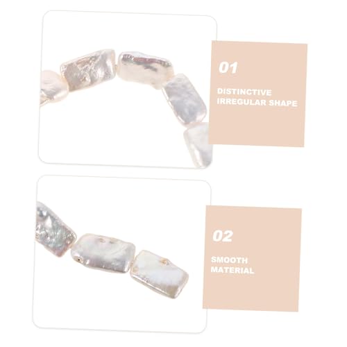 Gogogmee Barocke Süßwasserperlen Lose Perlen Vorgebohrt Natürliche Unregelmäßige Zuchtperlen für DIY Schmuckherstellung Halsketten Armbänder Ohrringe von Gogogmee