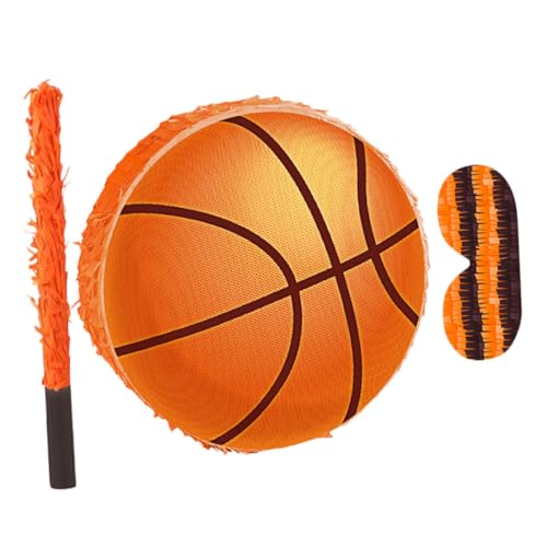 Gogogmee Basketball Piñata Basketball Partydekorationen Geburtstagsparty Zubehör Für Jungen Sport Mottoparty Dekoration Sport Motto Geburtstagsparty Zubehör Motto Piñata Papier von Gogogmee