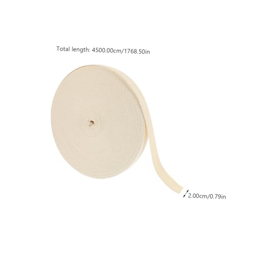 Gogogmee Baumwoll gurtband Breit Fischgrätenmuster Dekoratives Webband für Kleidung Taschen DIY Basteln Hochwertiges Baumwollband für Textilien und Accessoires von Gogogmee