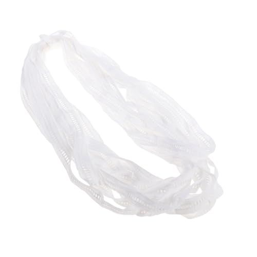Gogogmee Baumwollspitze mit Stickerei Vintage Spitze mit Floraler Hohlsaum Weiße Borte für DIY Bekleidung Hochzeitsdeko Geschenkverpackung und Handarbeiten von Gogogmee