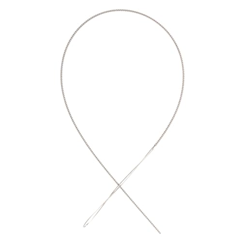 Gogogmee Beading Needle Metall Ultra Dünn Langes Perlenhäkelnadel Werkzeug für Schmuckherstellung DIY Armband Perlenfädeln Stahldraht Kompatibel von Gogogmee