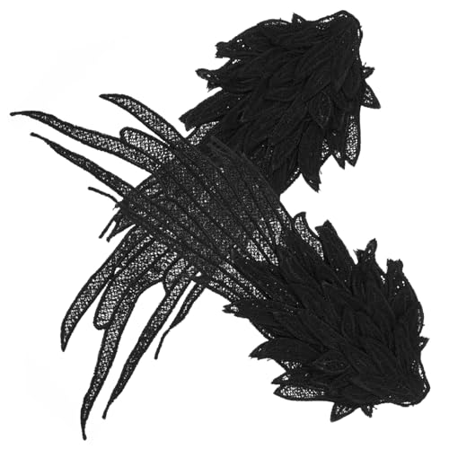 Gogogmee Bestickte Engelsflügel Spitze Applikationen zum Aufnähen DIY Spitzenpatches für Kleidung Jeans Hochzeit Langlebige Dekorative Engel Flügel Patches Schwarz Gogogmee Bestickte Engelsflügel Spitze Applikationen zum Aufnähen DIY Spitzenpatches für Kleidung Jeans Hochzeit Langlebige Dekorative Engel Flügel Patches Schwarz von Gogogmee