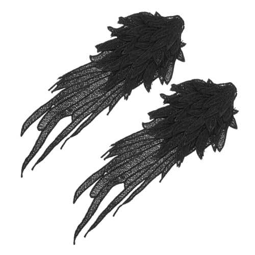 Gogogmee Bestickte Spitze Engelsflügel Applikationen DIY Kleidung Flicken für Kostüm Dekoration Handwerk und Schuhe von Gogogmee