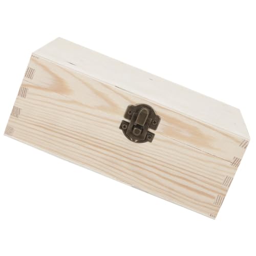 Gogogmee Blanko Holz geschenkbox aus Kiefernholz mit Flip deckel Vielseitige Aufbewahrungsbox für Schmuck Kleine Schätze und DIY bemalung Handwerklich Verarbeitet als Schmuckschatulle oder Gogogmee Blanko Holz geschenkbox aus Kiefernholz mit Flip deckel Vielseitige Aufbewahrungsbox für Schmuck Kleine Schätze und DIY bemalung Handwerklich Verarbeitet als Schmuckschatulle oder von Gogogmee
