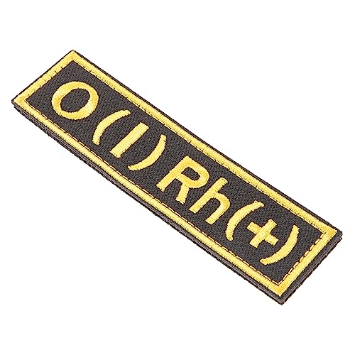 Gogogmee Blutgruppen Patch O Militärischer Arm Patch für Ausrüstung Robust und Anzubringen für Notfälle und Taktische Gogogmee Blutgruppen Patch O Militärischer Arm Patch für Ausrüstung Robust und Anzubringen für Notfälle und Taktische von Gogogmee