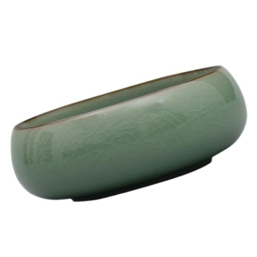 Gogogmee Celadon Ink Brush Washer aus Vielseitiger Pinselreiniger und Teezeremonie Zubehör Robustes Sumi tablett für Kalligrafie Anfänger Kunstliebhaber und Raumdekoration Gogogmee Celadon Ink Brush Washer aus Vielseitiger Pinselreiniger und Teezeremonie Zubehör Robustes Sumi tablett für Kalligrafie Anfänger Kunstliebhaber und Raumdekoration von Gogogmee