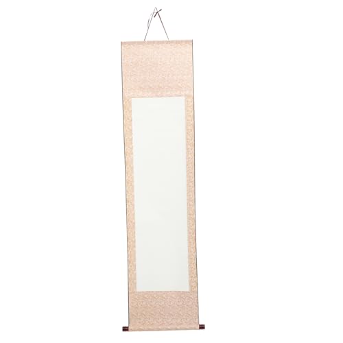 Gogogmee Chinesische Kalligraphie Blank Scroll aus Dickem Strapazierfähigem Material Hängende Malrolle mit Leerer Mitte für Anfänger und Profis Retro Wanddekoration für Zuhause und Büro Gogogmee Chinesische Kalligraphie Blank Scroll aus Dickem Strapazierfähigem Material Hängende Malrolle mit Leerer Mitte für Anfänger und Profis Retro Wanddekoration für Zuhause und Büro von Gogogmee