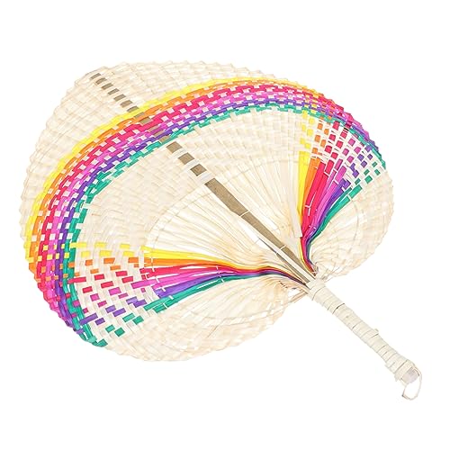 Gogogmee Chinesischen Stil Hand Fächer Holz Wanddekor Hochzeits Handfächer Handgewebter Fächer Wandkunst Handgefertigter Kühler von Gogogmee