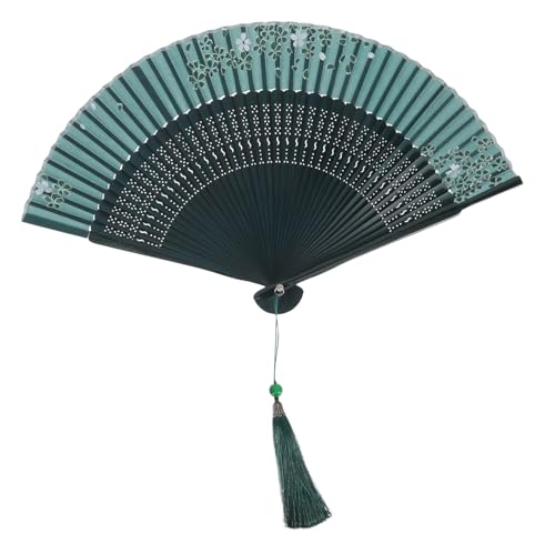 Gogogmee Chinesischer Handfächer Faltbar mit Quaste Vintage Design Retro Handventilator für Damen Tanz Performance Party Dekoration Zubehör Gogogmee Chinesischer Handfächer Faltbar mit Quaste Vintage Design Retro Handventilator für Damen Tanz Performance Party Dekoration Zubehör von Gogogmee