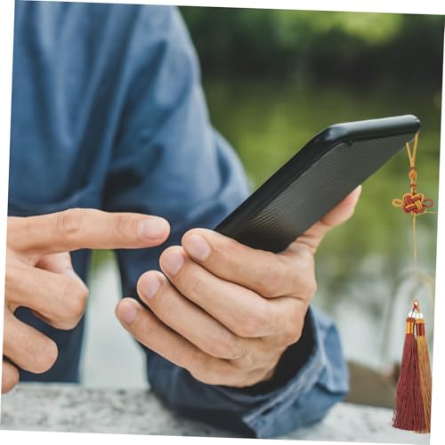 Gogogmee Chinesischer Knoten Tassel Anhänger DIY Basteln Quaste Langlebig Dekorativ Vielseitig für Lesezeichen Schmuck Geschenk Zubehör Frühlingsfest Deko Gogogmee Chinesischer Knoten Tassel Anhänger DIY Basteln Quaste Langlebig Dekorativ Vielseitig für Lesezeichen Schmuck Geschenk Zubehör Frühlingsfest Deko von Gogogmee