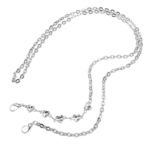 Gogogmee DIY Handtaschenkette aus Metall Abnehmbare Schulterkette für Umhängetaschen und Geldbörsen Ersatz für Ketten Leicht zu Reinigen und Vielseitig Einsetzbar von Gogogmee