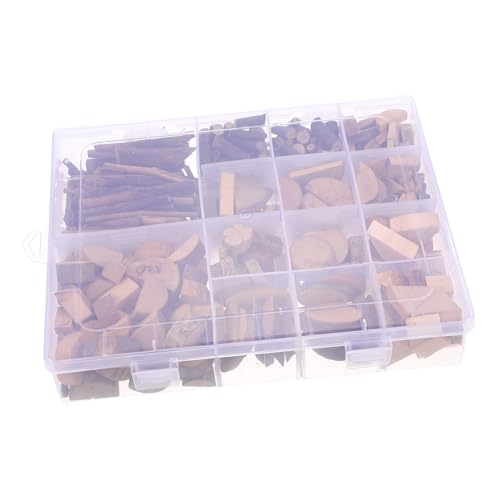 Gogogmee DIY Holzscheiben und Trockene Äste Natürliche Bastelmaterialien für Holzhandwerk Bastelset für Kindergarten und Kindergeburtstag Fördert Feinmotorik und Fantasie von Gogogmee