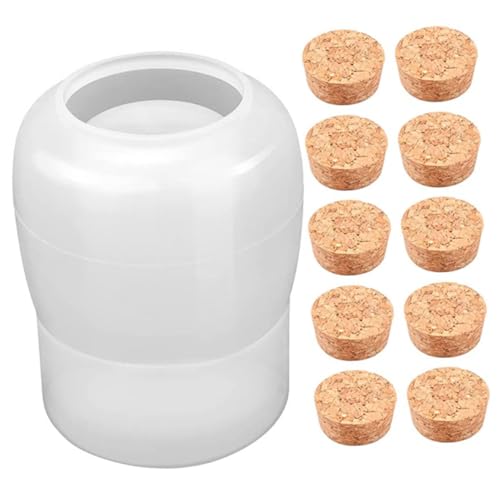 Gogogmee DIY Silikonform für Aufbewahrungsflasche Elastische Gießform für Harz Basteln mit Stopfen Inklusiv Flexible Silikonform zum Herstellen von Aufbewahrungsbehältern Gogogmee DIY Silikonform für Aufbewahrungsflasche Elastische Gießform für Harz Basteln mit Stopfen Inklusiv Flexible Silikonform zum Herstellen von Aufbewahrungsbehältern von Gogogmee