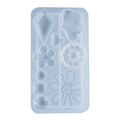 Gogogmee DIY Silikonform für Ohrringe Epoxidharz Gießform für Kreative Schmuckanhänger für Bastelprojekte und Einzigartige Designs von Gogogmee