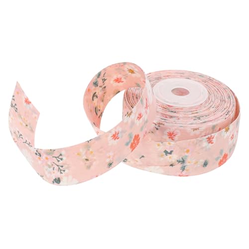 Gogogmee Dekoband Breit Leichtes Doppelseitiges Chiffon Geschenkband mit Floralem Muster Vielseitiges Verpackungs und Partydekorationsband Farbbrillant Faltenresistent für DIY Schleifen Gogogmee Dekoband Breit Leichtes Doppelseitiges Chiffon Geschenkband mit Floralem Muster Vielseitiges Verpackungs und Partydekorationsband Farbbrillant Faltenresistent für DIY Schleifen von Gogogmee