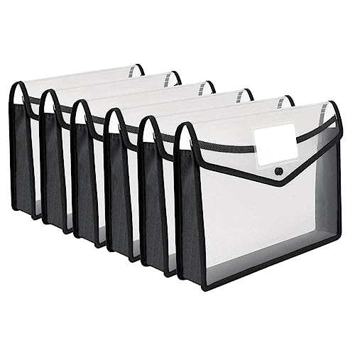 Gogogmee Dokumentenmappe mit Großer Kapazität Transparente Dateiordner aus Reißfestem für Schule und Büro mit Kartensteckplatz für Einfache Organisation Gogogmee Dokumentenmappe mit Großer Kapazität Transparente Dateiordner aus Reißfestem für Schule und Büro mit Kartensteckplatz für Einfache Organisation von Gogogmee