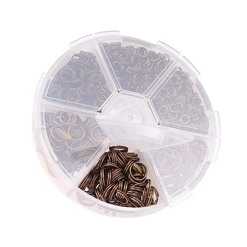 Gogogmee Eisenringe Doppelte Geschlossene Ring Schnallen für DIY Handarbeiten Robuste Rostfreie Metallringe für Schlüsselanhänger Gürtel und Schmuck von Gogogmee