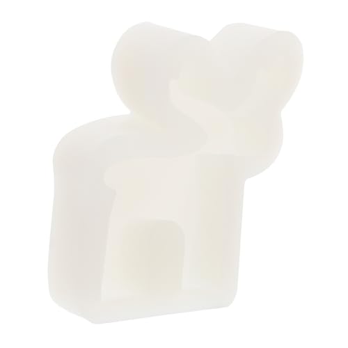 Gogogmee Elchförmige Silikonform zum Gießen für DIY Kerzen und Seifen Antihaftbeschichtet Handliche Gießform für Handgemachte Duftkerzen und Kreative Bastelideen von Gogogmee