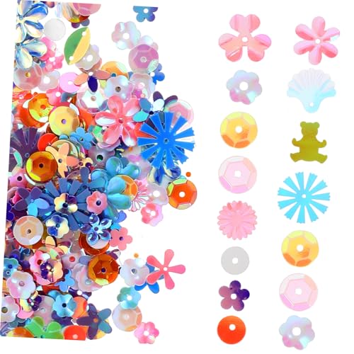 Gogogmee Epoxidharz Füllmaterial Bunte PVC Pailletten DIY Dekoration Schmuck Zubehör Kreativ Vielseitig für Basteln und Handarbeit Gogogmee Epoxidharz Füllmaterial Bunte PVC Pailletten DIY Dekoration Schmuck Zubehör Kreativ Vielseitig für Basteln und Handarbeit von Gogogmee